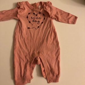 Old Navy Valentines Day 0-3 Months Onesie